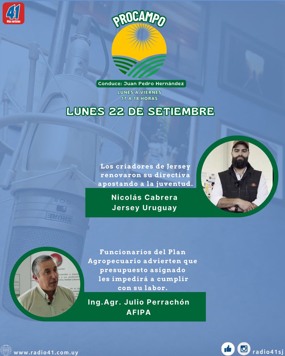 radio41sj's tweet photo. Hoy en #Procampo. Escuchanos en el 1360 AM o por https://t.co/v3d2dvJuXx https://t.co/UFeVWJsl2i