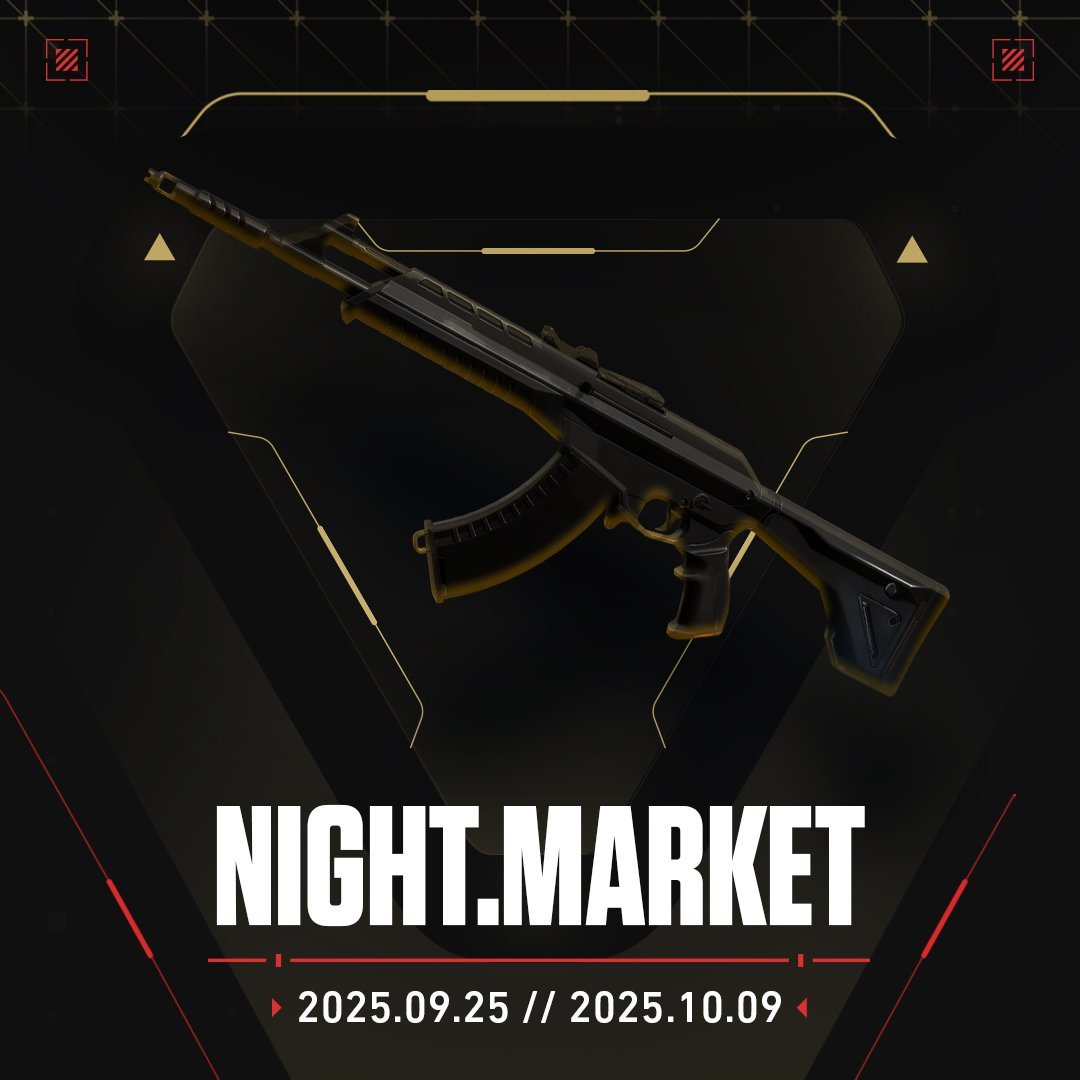 VALORANTLeaksEN's tweet image. The Bundles that will be at the Night Market. (S25A5) // #VALORANT

Select Edition
• Convex
• Daydreams
• Endeavour
• Fortune's Hand
• Galleria
• Infantry
• Intergrade
• Luxe
• Prism II
• Reverie
• Rush
• Sensation
• Smite (1.0)
• Smite (2.0)
• Storm Maw
•…