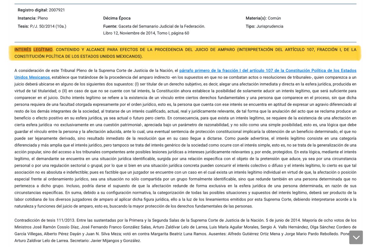 El interés legítimo es hoy la llave que te permite ir al amparo aunque no seas el afectado directo. Basta demostrar que una decisión pública te pega por tu situación especial: vives junto a un bosque que quieren destruir, formas parte de una colectividad afectada por una política