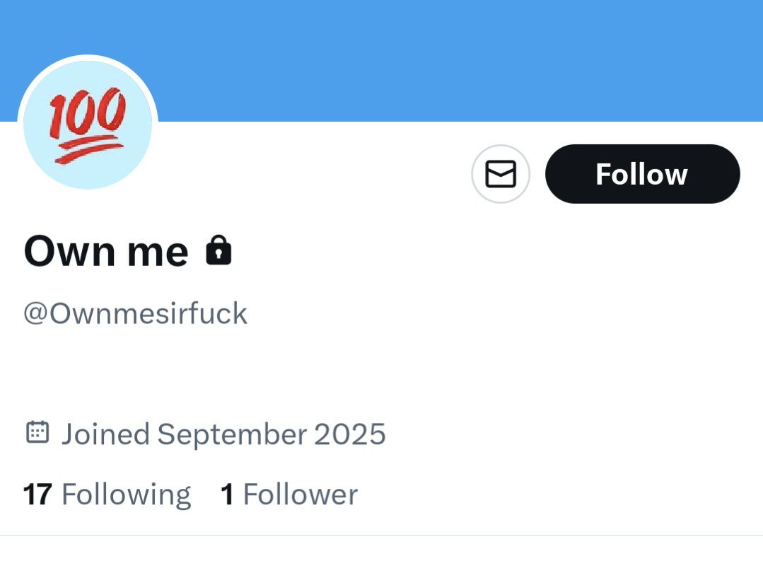DebtMaster4ever's tweet photo. Just created
Cringe name
Total sub
Fascinated with me
Locked lol
Will be gone in a day

Yep, smells like Tanner https://t.co/LwFkEBYfqt