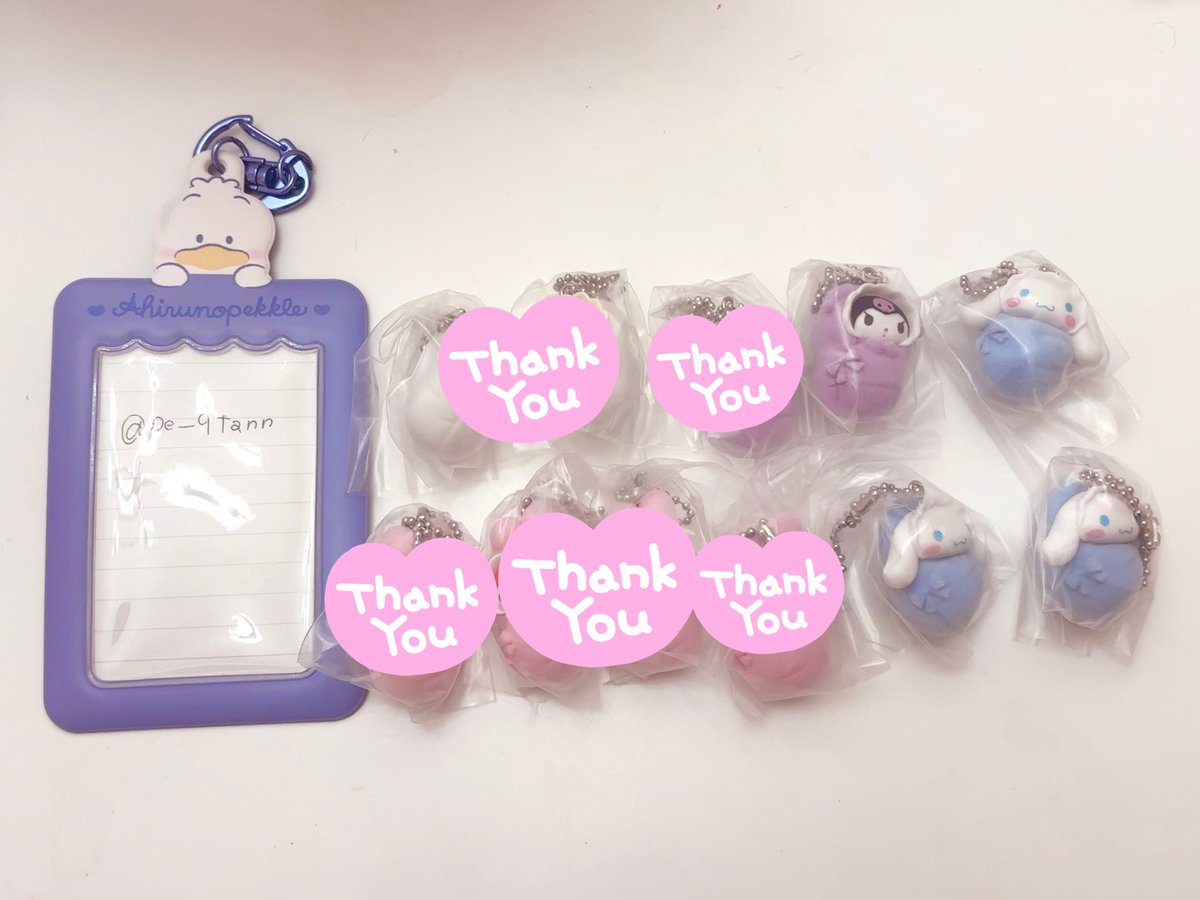 【交換】サンリオ おくるみベイビーマスコット3 ガチャ 

【譲】クロミ１シナモン3 

【求】あひるのペックル

ハーモニーランド手渡しor郵送希望
まとめての方優先させていただきます
検索からもお気軽にお声がけください！