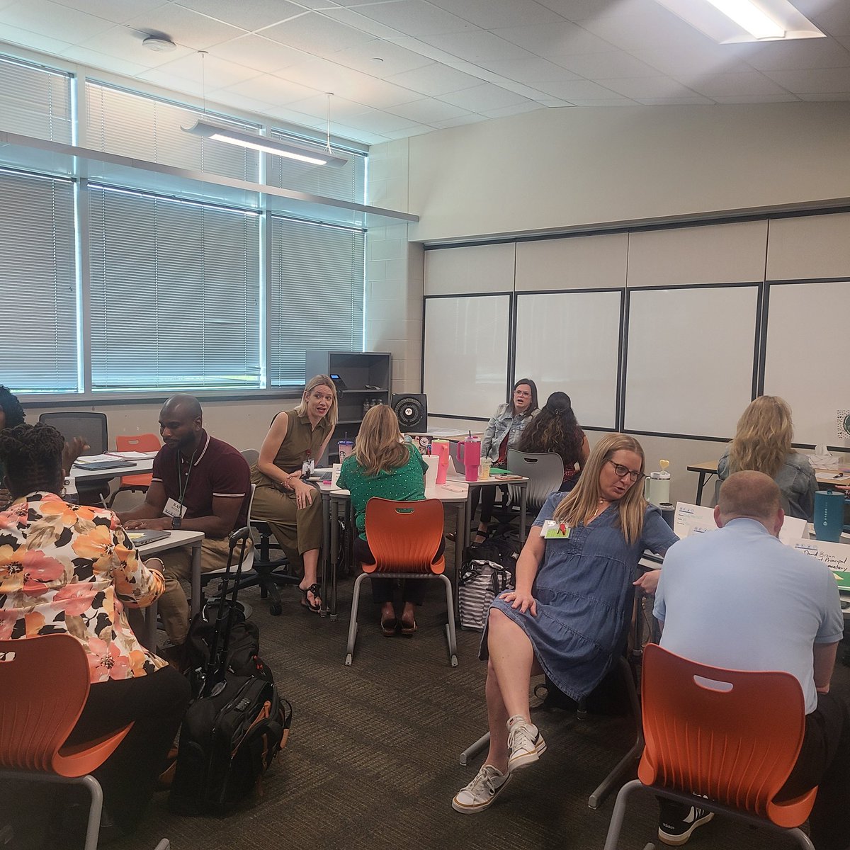 CyFairProfLearn's tweet image. New appraisers dove into meaningful discussions around the walkthrough process, learning how to support teachers in becoming reflective practitioners.