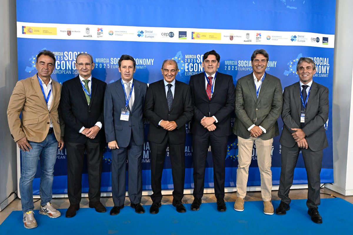 fecoam's tweet photo. Dentro de los actos de Murcia Capital Española de la Economía Social 2025, el Auditorio Víctor Villegas acogió el encuentro internacional Social Economy European Summit, con las cooperativas de #FECOAM como sector clave dentro de la economía social ✅ https://t.co/lgElFFTedR