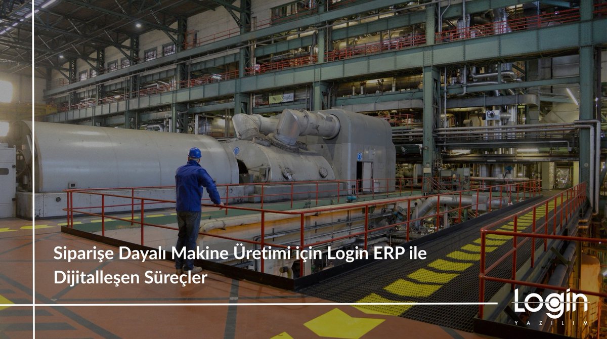 Sipariş bazlı makine üretiminde planlama, maliyet kontrolü, kalite yönetimi ve satış sonrası hizmetlerin uyum içinde ilerlemesi kritik bir gerekliliktir.

Login ERP, bu süreçlerin tamamını tek bir entegre platformda dijitalleştirir.

#dijitaldönüşüm #erp #dijitaldonusum