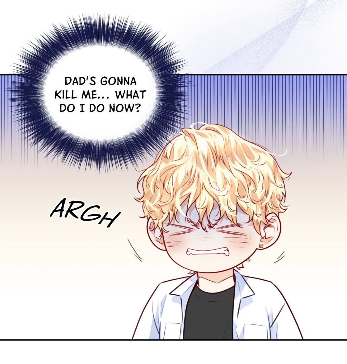 Your dad will scold you again but will cry behind your back sjdkaksjajdjds