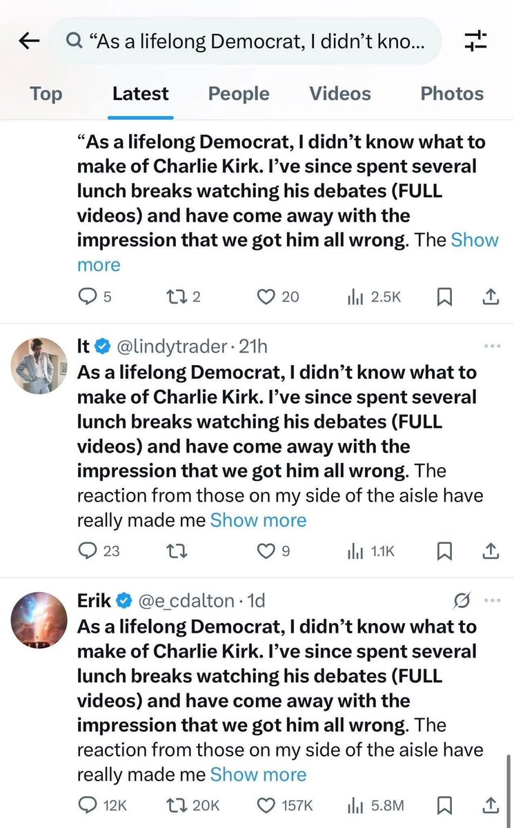 vyxel_'s tweet photo. @PeterTwinklage Everyone was a an ethnically Black American who watched 50 hours of Kirk's videos, but everyone was also a lifelong Democrat that didn't know what to make of Kirk, either. https://t.co/Jm4rD94CHr