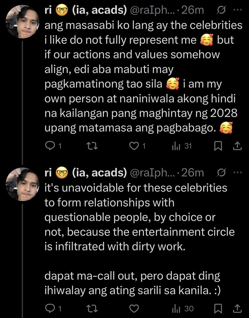 jomgeurae's tweet photo. dinelete ko pa... haixt!

we're better than these pbb housemates and all celebrities combined.

tayo 'yung tunay na magkakakampi. wala tayong conflict of interest. HAMWAH! 😝 https://t.co/A5HvqeRjc4