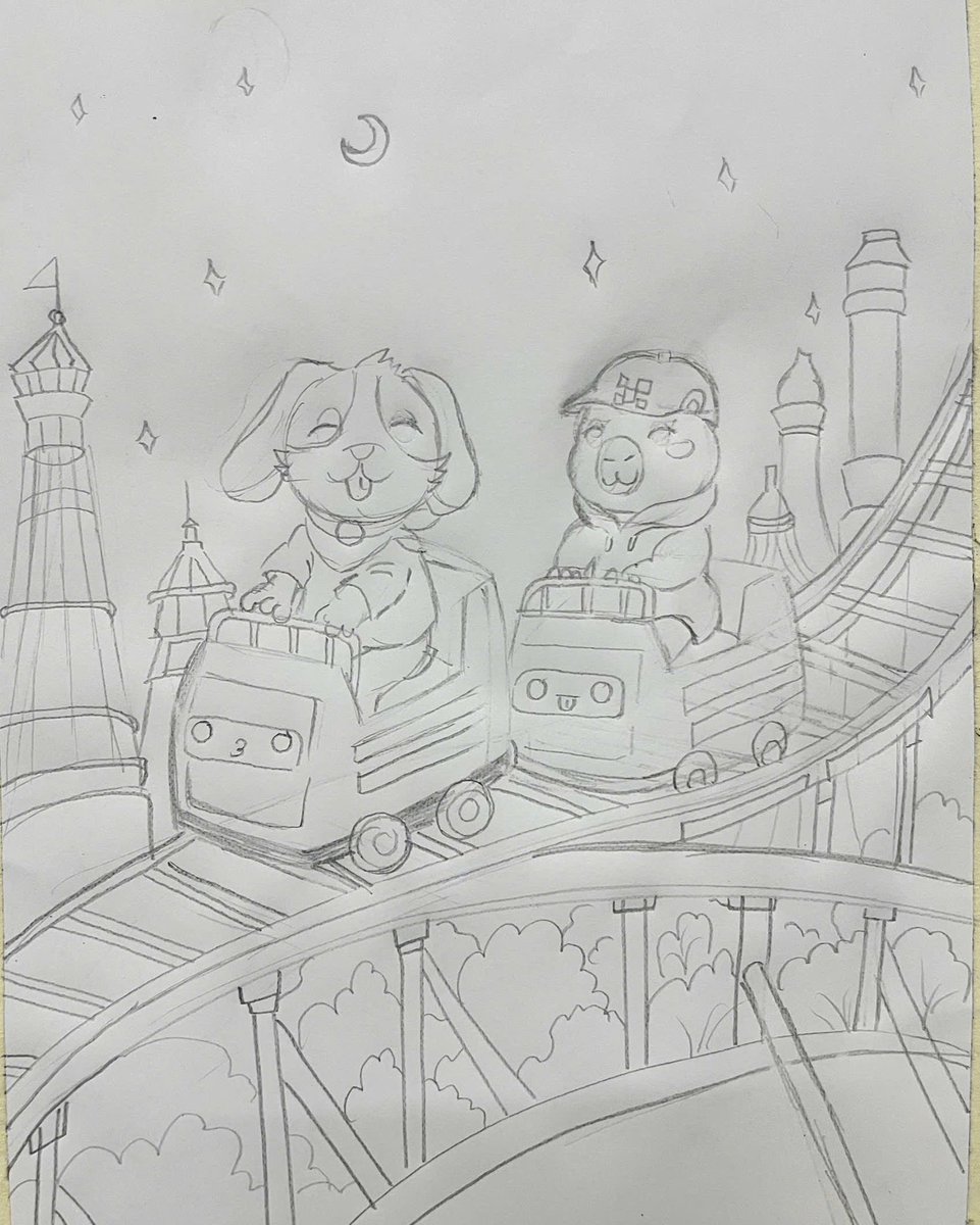 Hunter_xx90's tweet photo. Today, Dobby and Kaito went on a roller coaster ride. The two friends get along so well that they had an incredibly fun time together.
@SentientAGI @SentientAGI_vn #SentientAGI #sentien #SentientOnKaito https://t.co/fjjGopIfvX