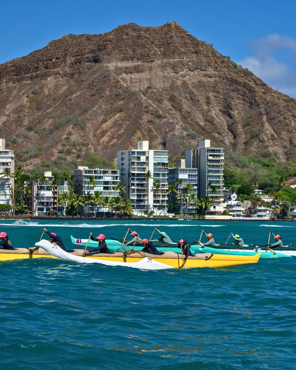 Celebrate the Na Wahine O Ke Kai World Championship race! Join us at Duke Kahanamoku Beach for festivities and awards at the finish line. #NaWahineOKeKai #VistOahu