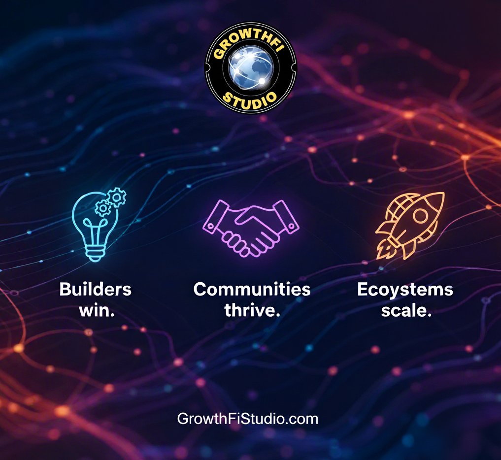 GrowthFiStudio's tweet image. 🔥Web3 is booming… but too often, 𝒔𝒉𝒐𝒓𝒕-𝒕𝒆𝒓𝒎 𝒈𝒓𝒆𝒆𝒅 𝒂𝒏𝒅 𝒔𝒉𝒂𝒅𝒚 𝒎𝒐𝒗𝒆𝒔 𝒉𝒖𝒓𝒕 𝒃𝒖𝒊𝒍𝒅𝒆𝒓𝒔, 𝒄𝒐𝒎𝒎𝒖𝒏𝒊𝒕𝒊𝒆𝒔, 𝒂𝒏𝒅 𝒕𝒉𝒆 𝒆𝒄𝒐𝒔𝒚𝒔𝒕𝒆𝒎 𝒊𝒕𝒔𝒆𝒍𝒇...

Since 2019, @GrowthFiStudio has been quietly helping startups and Web3 brands…