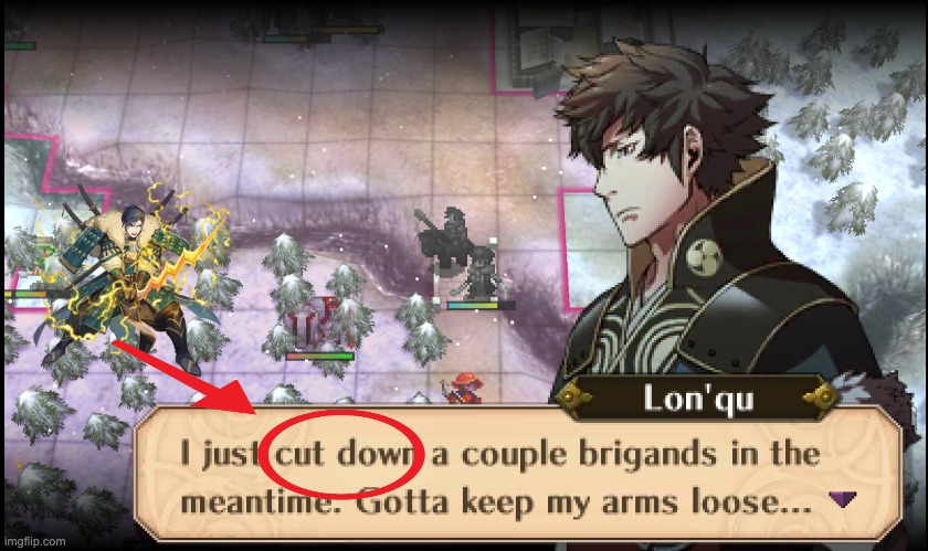 FE Awakening but it's references to Brave Felix