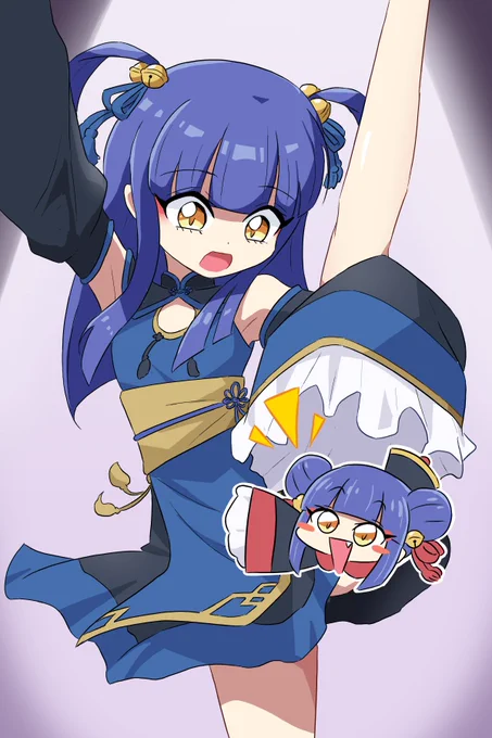 「感謝の大道芸～......ってなにこれ?」 「お姉ちゃんバッチリネ!!」 #ランラン生誕祭2025 #キョンキョン生誕祭2025 #邪神ちゃんドロップキック