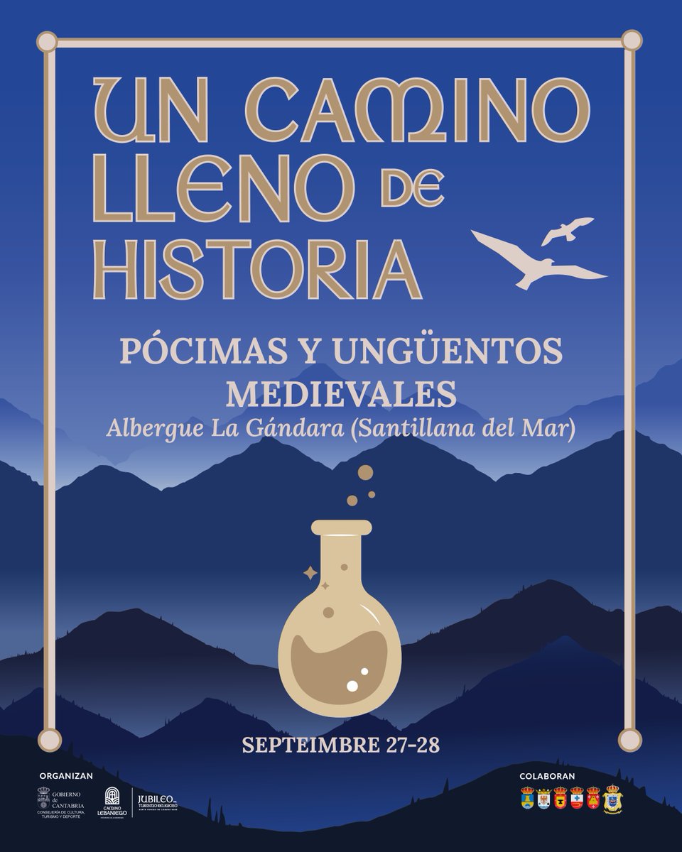CLebaniego's tweet image. 🌿 El 27-28 de sept. te enseñamos a preparar remedios naturales como en la Edad Media.
🌿 Learn how to make ancient herbal remedies on Sept 27–28 at Santillana del Mar.

Inscripciones: forms.office.com/Pages/Response…

#CaminoLebaniego #RemediosNaturales #FarmacopeaMedieval