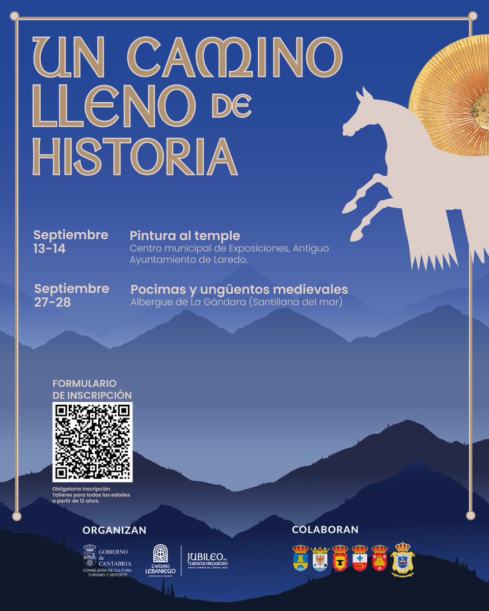 CLebaniego's tweet image. 🌿 El 27-28 de sept. te enseñamos a preparar remedios naturales como en la Edad Media.
🌿 Learn how to make ancient herbal remedies on Sept 27–28 at Santillana del Mar.

Inscripciones: forms.office.com/Pages/Response…

#CaminoLebaniego #RemediosNaturales #FarmacopeaMedieval