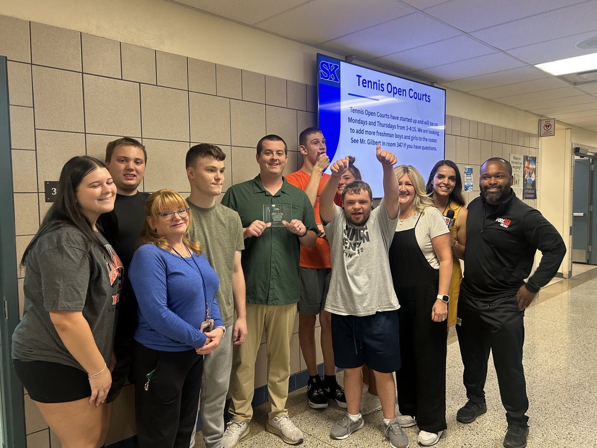 Congratulations to ⁦<a href="/SimonKenton2/">Simon Kenton</a>⁩ teacher Jaden Treichel for being named as a ⁦<a href="/FOX19/">FOX19 NOW</a>⁩ Leader in Learning!