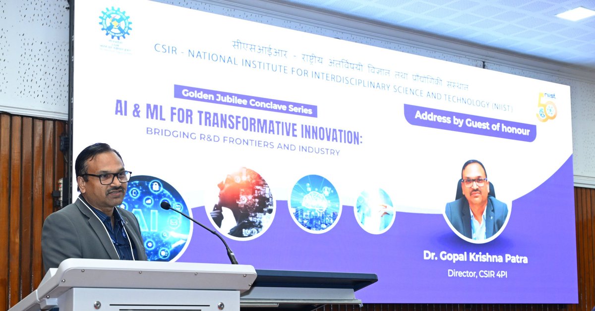 csir_niist's tweet image. 5/5 #niistgjmo @CSIR_IND @DrJitendraSingh