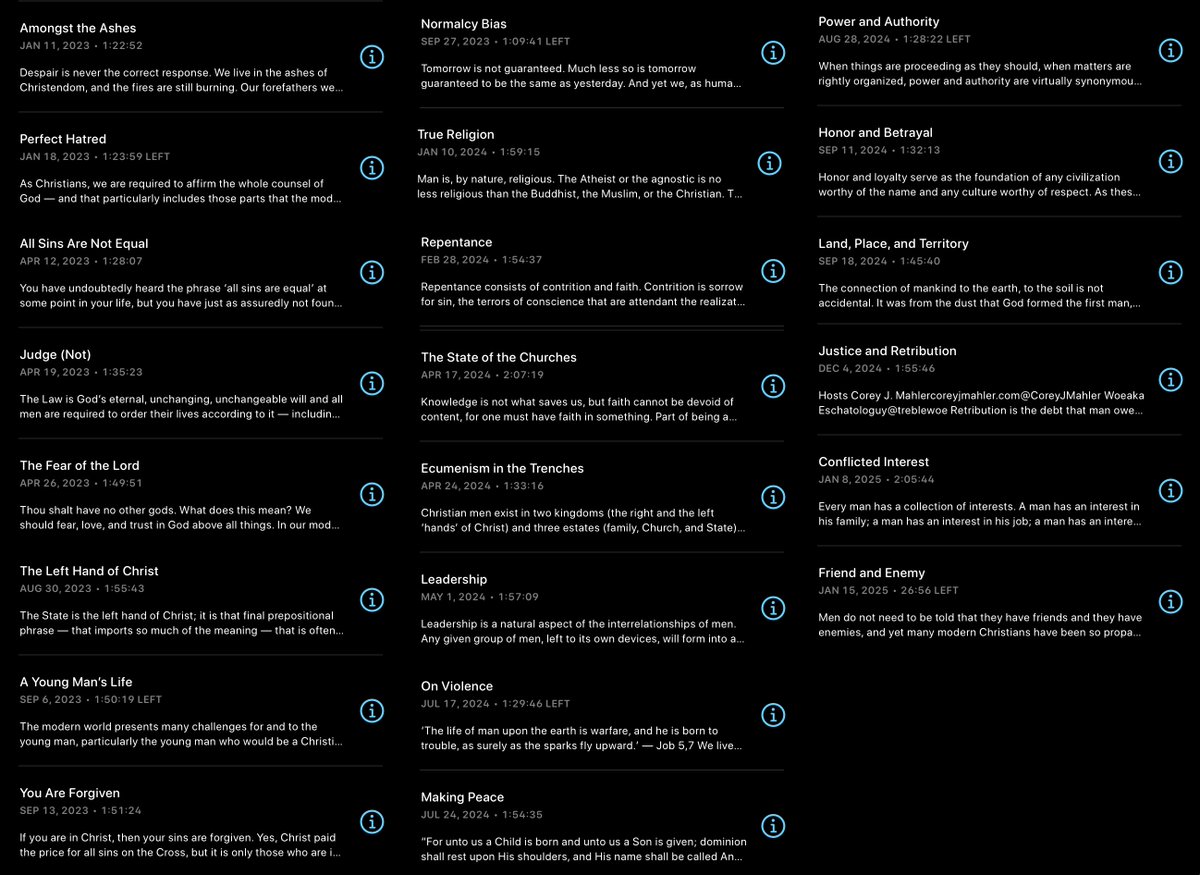 I went through the Stone Choir catalog to make a short playlist of episodes that are relevant for this moment. This leaves some out.