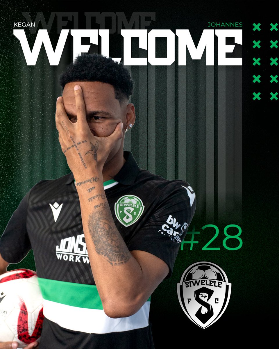 🚨 NEW PLAYER ALERT 🚨
⚡️ Welcome our defender, Kegan Johannes! ⚡️ He’s Green and White 🤍💚✊
Welcome home 🤍💚🖤✊ Taba Taba Ke Mmala