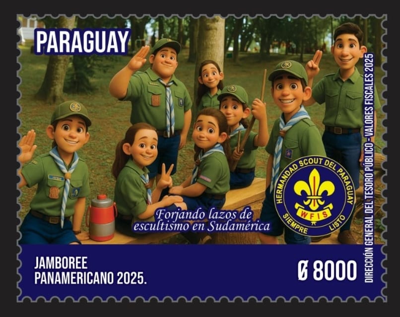 📌 El Correo Paraguayo, a través de su Asesoría Filatélica, presentó, este lunes 22 de septiembre, la serie de estampillas denominadas “Jamboree Panamericano 2025-Forjando Lazos de Escultismo en Sudamérica”.

#Estampillas 🇵🇾
#CorreoParaguayo 🇵🇾