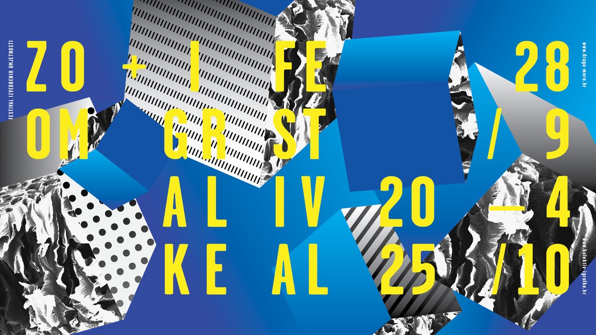 Drugomore's tweet photo. ZOOM + IGRALKE FESTIVAL 💥
- festival izvedbenih umjetnosti

Rijeka ✺ Filodrammatica, Kalvarija + HKD na Sušaku
28. 9. - 4. 10. 2025.

>> program: https://t.co/LtGb0PplBY
>> rezervacije besplatnih ulaznica: https://t.co/uiY1U6XEgN https://t.co/ZI3CTH4xGZ