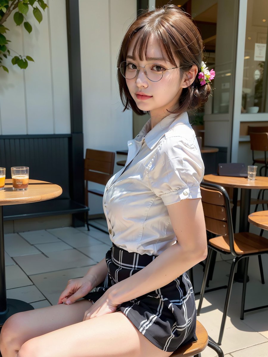 TeukCafe2's tweet photo. It's just the manager.

店長だけですよ.
#AIメガネ女子 https://t.co/7YvzNI0hLP