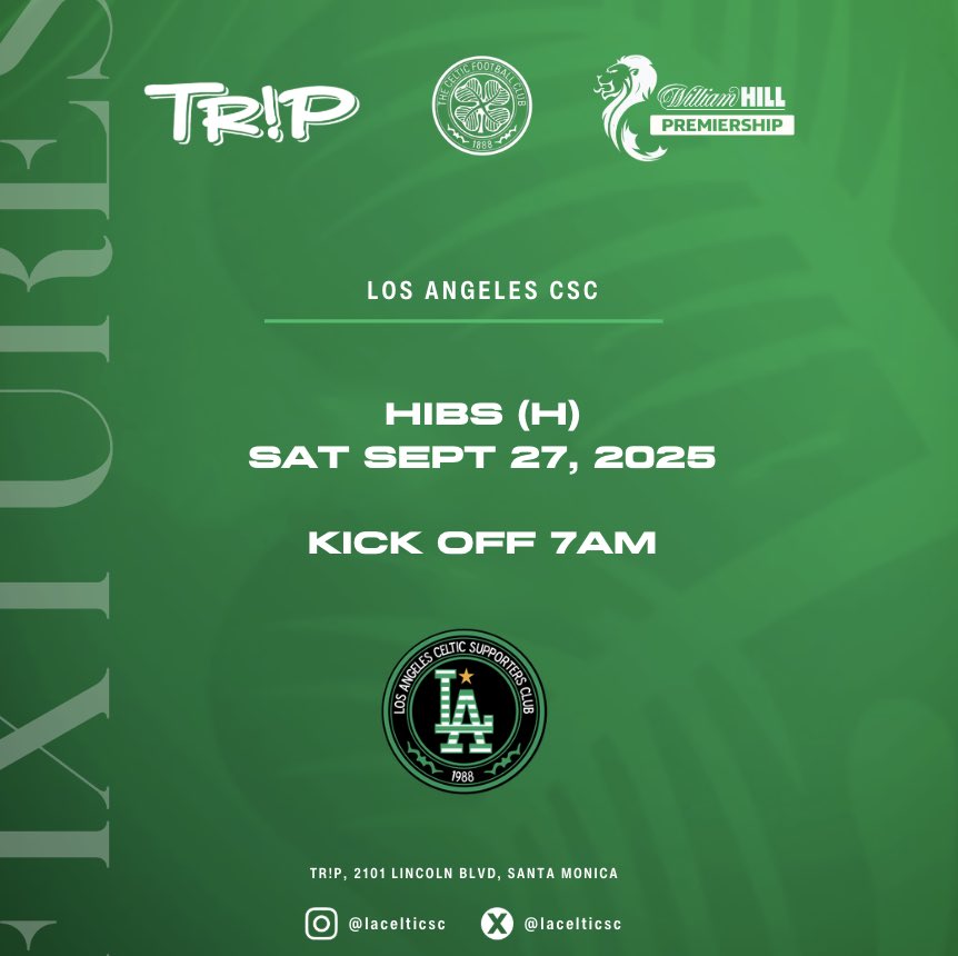 SACK THE BOARD! Crucial tie this Saturday vs Hibs. Join us at TR!P for the 7am kick off. Non-members welcome.