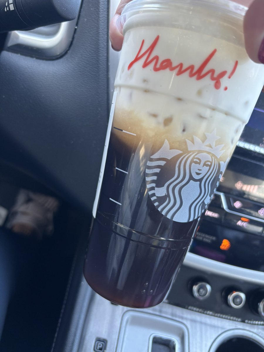seashellss_'s tweet photo. @Starbucks, i can’t help but be upset that the quality and consistency has changed a lot. How is this an Iced coffee? Isn’t there a standard to follow for the recipe? I asked for heavy cream and cold foam. I have to now mix the whole drink. Ruining the extra i paid for cold foam. https://t.co/laLnZp4RWv
