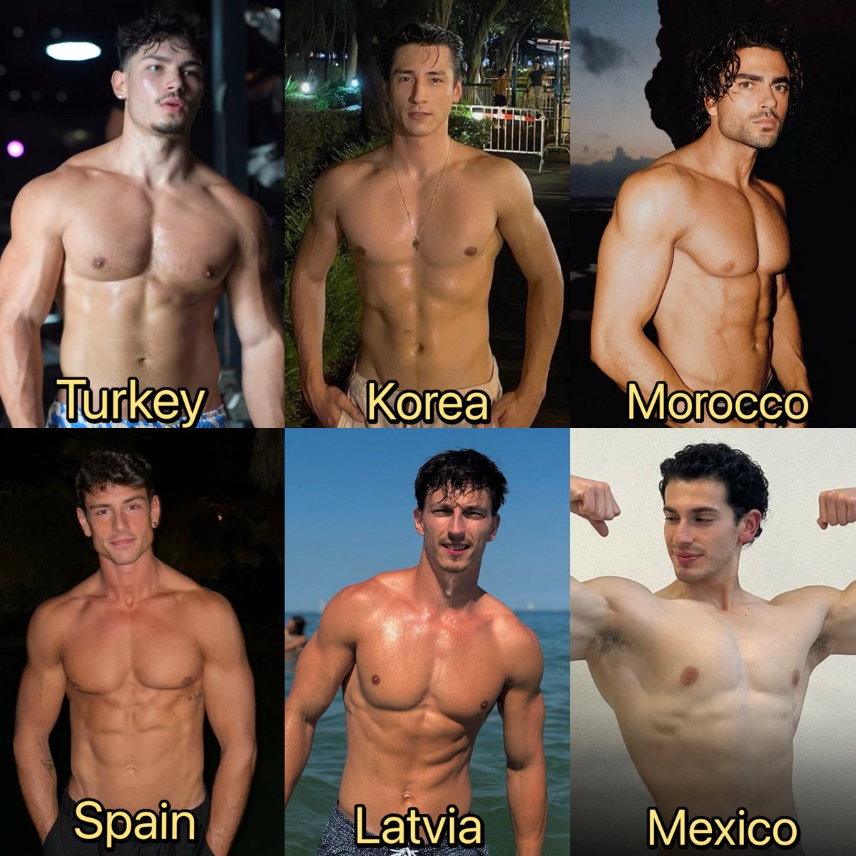styledinred's tweet image. which mister universe contestant would you sleep with?