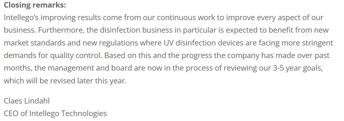Alright Alright Alright.

Big drop in Intellego Technologies $INT.ST after today's conversation. What can we take away from this?

1. No big new information, this conversation didn't really provide any big value. Bears are still bearish, and bulls seem to be less bullish.
2. Mgmt
