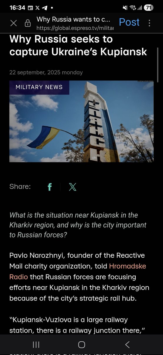 We need to support the brigades however we can in Kupiansk‼️ Russians are trying to capture the city, which is strategically very important and if russians capture the city, it would strenghten their logistics‼️ Support 116th brigade and 1st Presidential Brigade, who are fighting