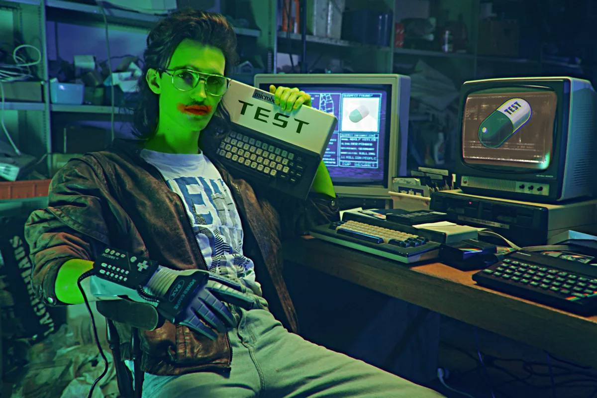 Rare photo of <a href="/a1lon9/">alon</a>, minutes before deploying the first token of pump.fun in January 2024.

$TEST