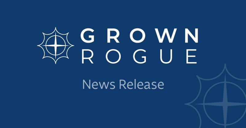 News Release: Grown Rogue Acquires the Minority Interest in Illinois Subsidiary
👉 bit.ly/3KAbFp2