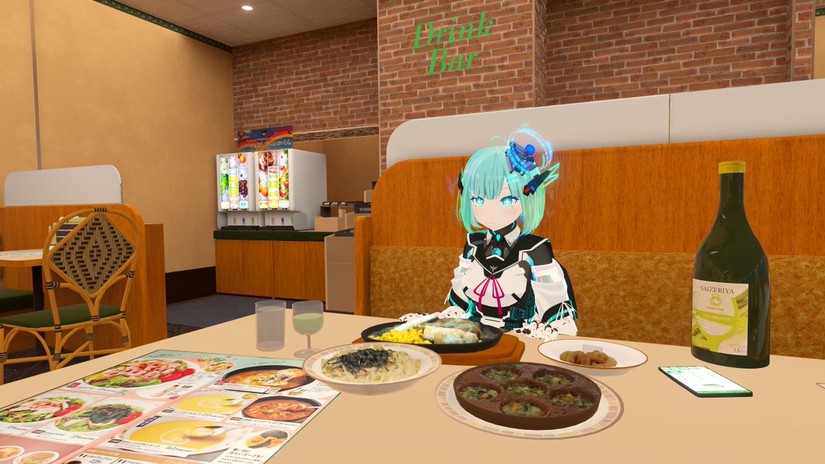 サイゼリアの非公式再現ワールド
内装の再現度がとても素晴らしく、本物のような景観である
見たことあるような美味しそうな料理がずらりと置いてあるのも凄い
world：バーチャルサイゼリヤ（非公式）
By     ：ねこやま君
タグ：再現

#VRC #VRChat_world紹介