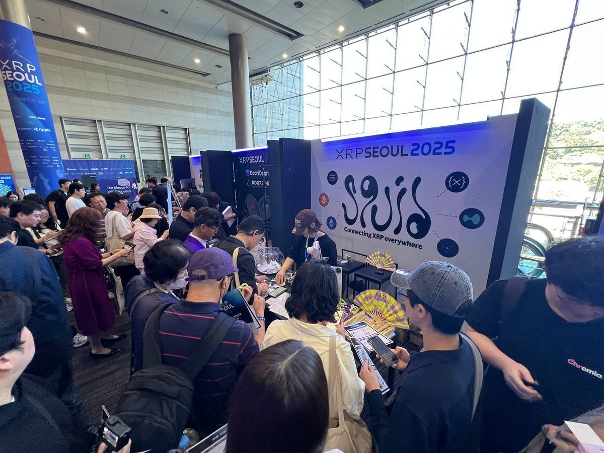 ecdsafu's tweet image. Thanks to everyone who came out to XRP Seoul! 💜