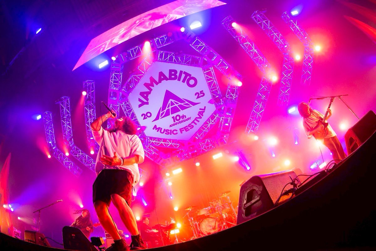 G_FREAK_FACTORY's tweet photo. 2025.9.20.Sat. 
@ 日本トーターグリーンドーム前橋

"山人音楽祭2025" DAY1

photo by @kazuyakohsakaa 

＃GFREAKFACTORY 
＃山人音楽祭2025 https://t.co/c422IiixjL