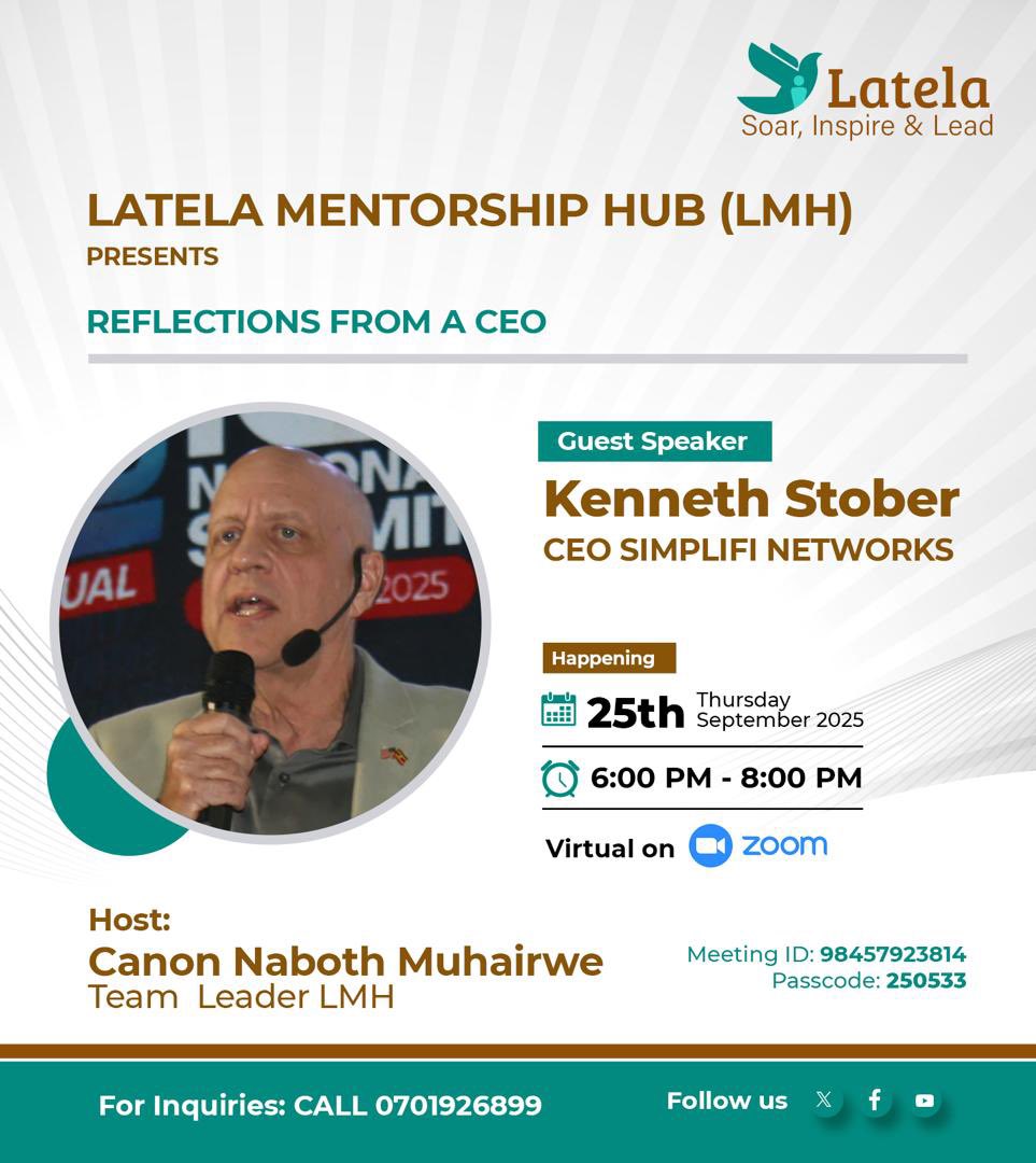 “Reflections from a CEO”

Join us as we host Mr. Kenneth Stober the CEO of <a href="/SimplifiNetwork/">Simplifi Networks</a> this Thursday. 

Time: 6:00pm-8:00pm

Don’t miss 📌