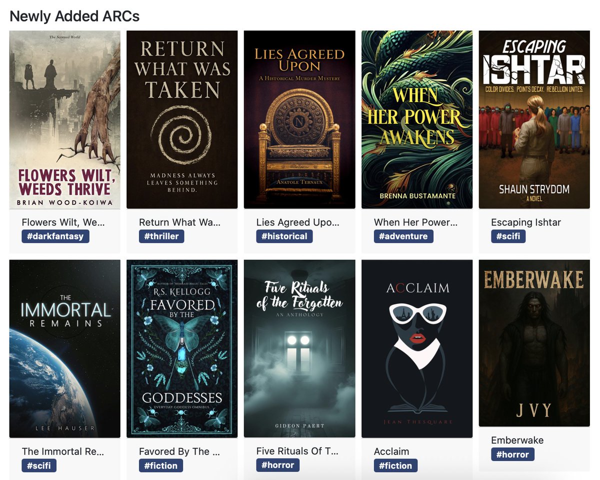 We have new ARCs, come read some: penpinery.com