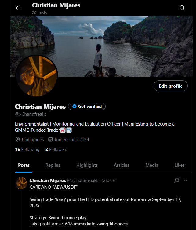 xChannfreaks's tweet photo. A clear mission and a vision.

Malayong malayo pa, pero malayo narin 🫡❤️‍🔥

wait for me @MiningMiranda  I promise I'll get there ! 
📍

#GMMGEliteUniversity #CryptoCommunity #Bitcoin #Ether https://t.co/osvOxwV1xz