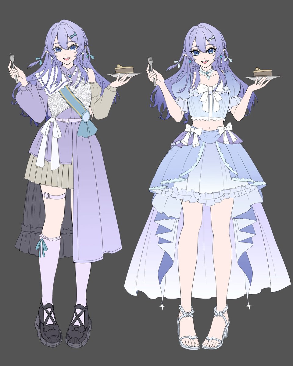 刷純在感, 放上之前為魔女設計的綫下生日會 的立繪畫圖。感謝魔女和主辦給的這個機會🙏🌟