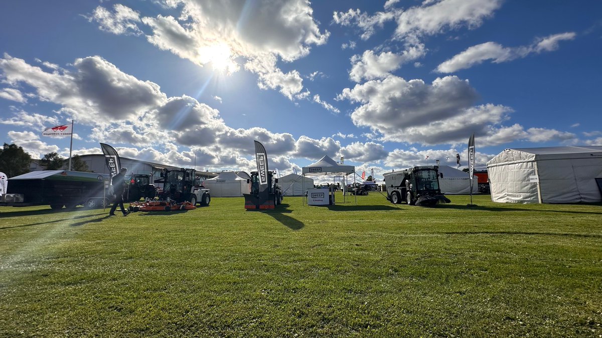 Multihog's tweet image. We’re all set up and ready to go at Elmia Park, Sweden’s leading outdoor environment exhibition, running from September 23–25!

We’re here with our Swedish dealer Sweep Sopmaskiner AB at Stand 603:10, showcasing three versatile Multihog machines built for year-round maintenance.