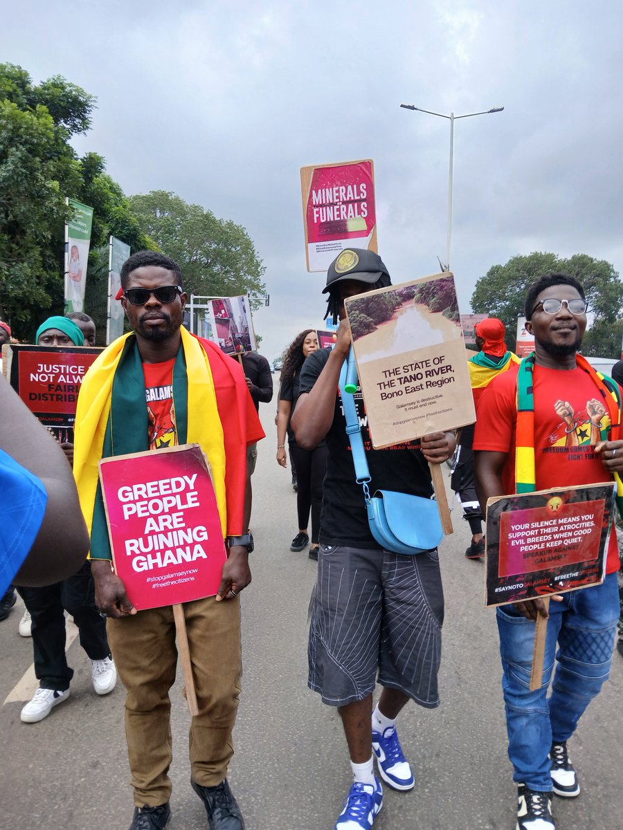 You can still join the walk and demand a better Ghana – it is a fight for a better Ghana!
#StopGalamseyNow