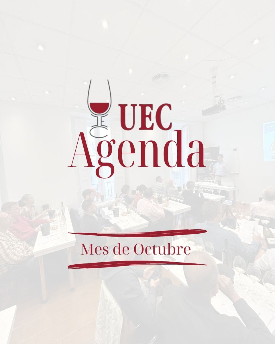 UECatadores's tweet photo. 📢Octubre en la Unión Española de Catadores 🍷✨
7 catas imperdibles para tu calendario.
Hilo con todas las fechas 👇 https://t.co/Oo3CjymtEV