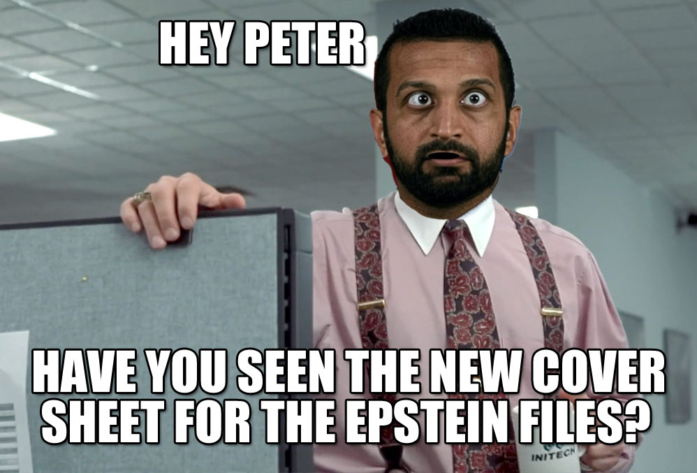 "I'm gonna need you to work this weekend redacting Donald Trump's name..."