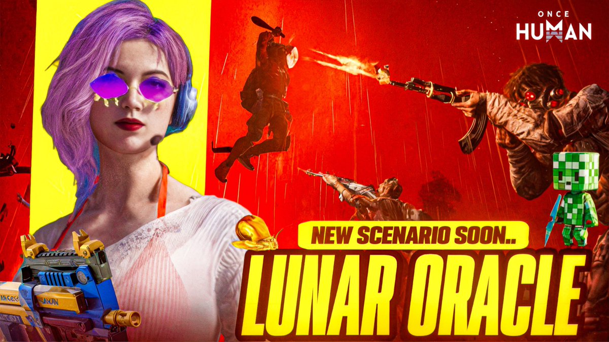DeadloxGaming89's tweet image. Get ready on 24th &amp;amp; 25th September to experience the Lunar Oracle in Once Human! All updates revealed—don’t miss out!👇
youtu.be/StQ58EZ_T0Y?si…

#oncehuman #freetoplay #lunaroracle #openworld
