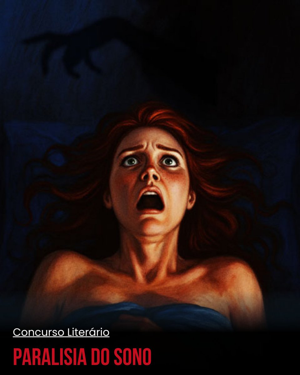 😱📚 Concurso Literário – Paralisia do Sono

 Inscrições: 01/09 a 05/10/2025

 Transforme pesadelos em literatura e faça parte desta antologia de terror!

 👉 cartolaeditora.com.br/concursos-lite…

#CartolaEditora #Terror