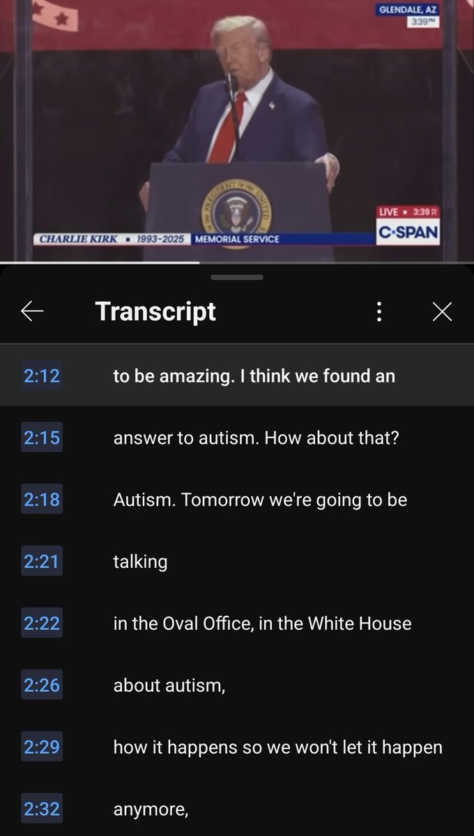 🧵#Trump is announcing the cause of Autism. #Rfk will unveil his dangerous #pseudoscience and lies. They are targeting my community, the #Autistic community. Trump says he's found an answer to #Autism, how it happens so we won't let it happen anymore.
