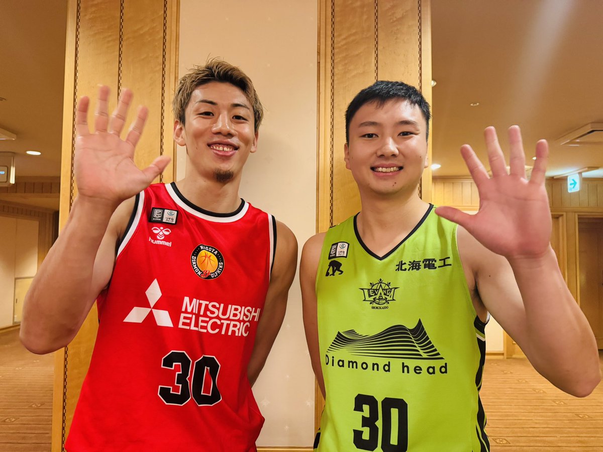 開幕対戦カードとして、名古屋Dの #今村佳太 選手と一緒の取材をいくつ