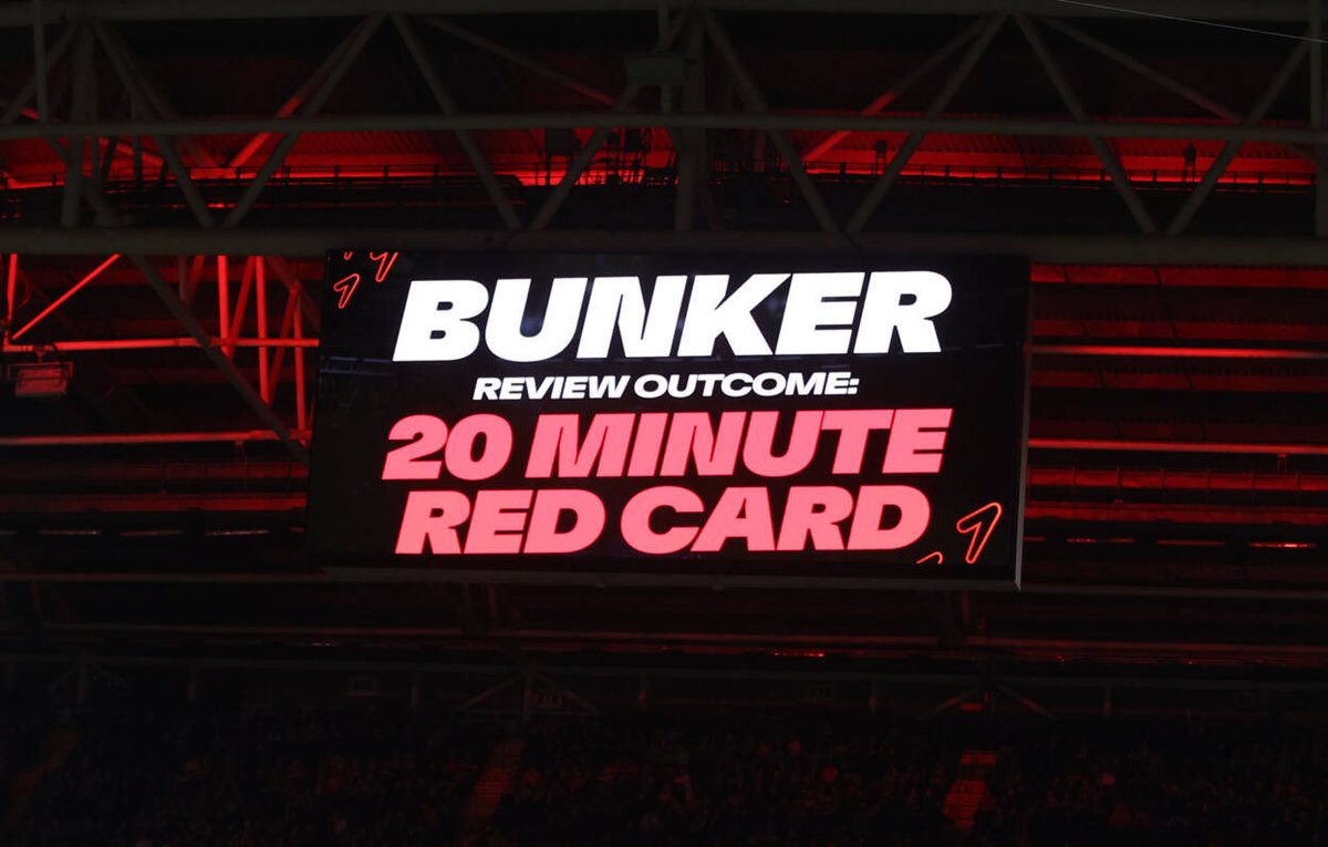 TheInterProShow's tweet photo. What are your thoughts on the 20-minute red cards?

A step in the right direction, or a new evil?

Let us know below 👇 https://t.co/dYKcOrXWeY