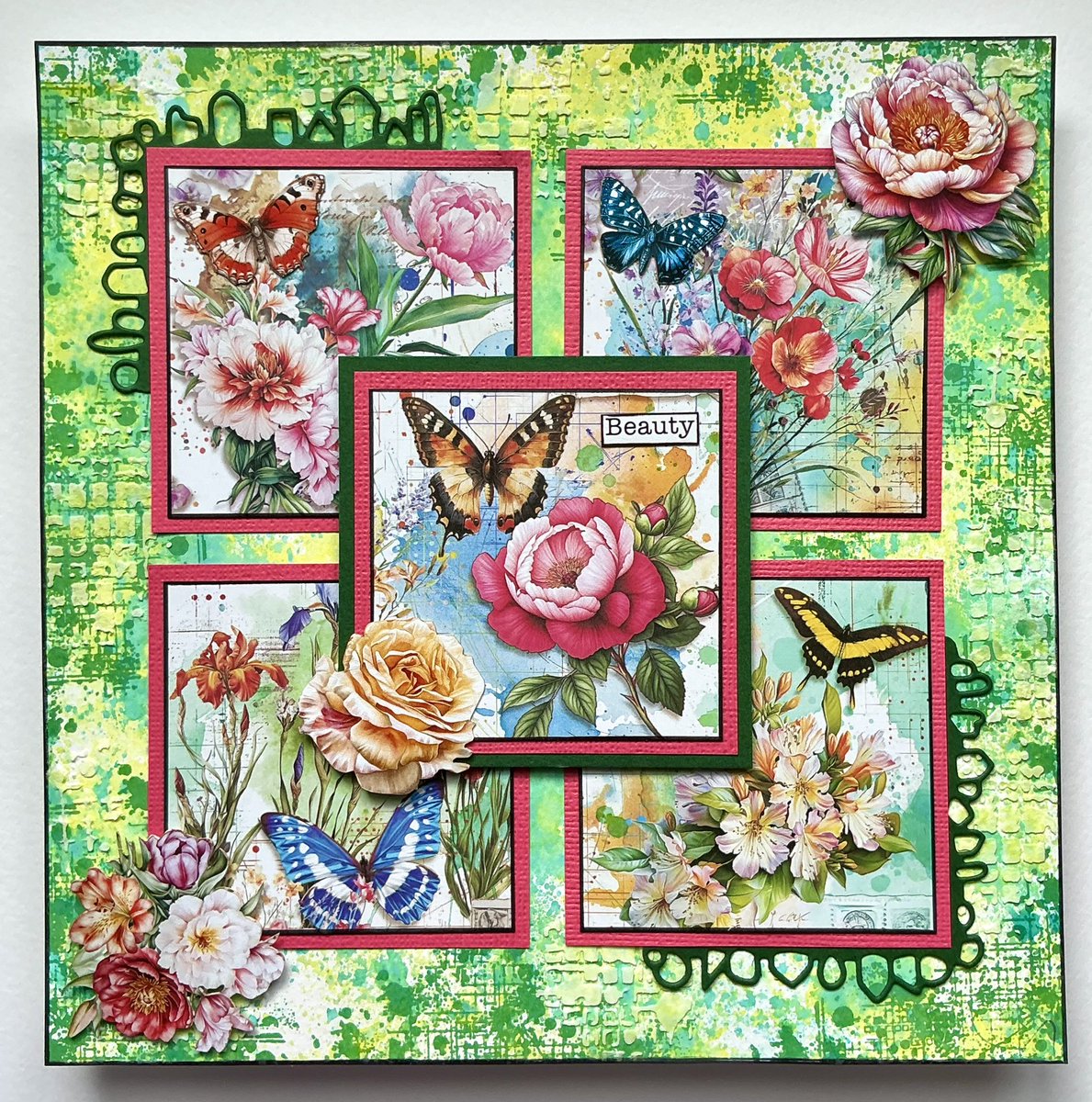 2 more of my creations using the new September Floral collection from AALL &amp; Create.
#aallandcreate #crafting #creativity #paercrafting