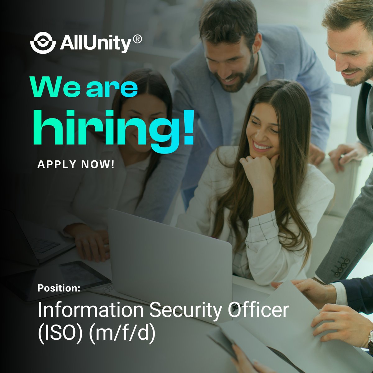 AllUnityStable's tweet image. 🚀 AllUnity is hiring an Information Security Officer (ISO) (m/f/d)!
📍 #Frankfurt | 💼 6+ years info security experience  
👉 Apply now: allunity.jobs.personio.de/job/2331501?la…
#AllUnity #NowHiring 
For marketing purposes only. No regulatory review or approval. EMTs redeemable at par…
